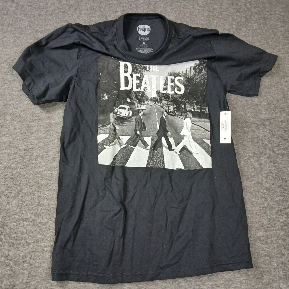 The Beatles Abbey Road Classic Black Graphic T-Shirt Mens‎ Small MB2MBT0782 NEW